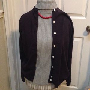 Tommy navy cardigan